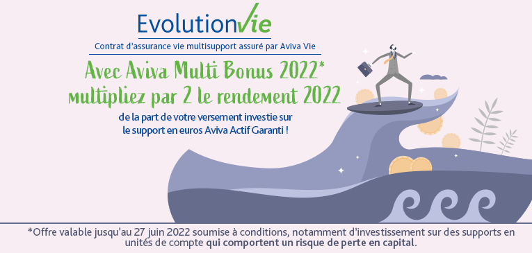 Boostez le rendement de votre support en euros avec Aviva Multi Bonus