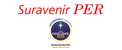 Label d'Excellence 2022 Les dossiers de l'Epargne Suravenir PER