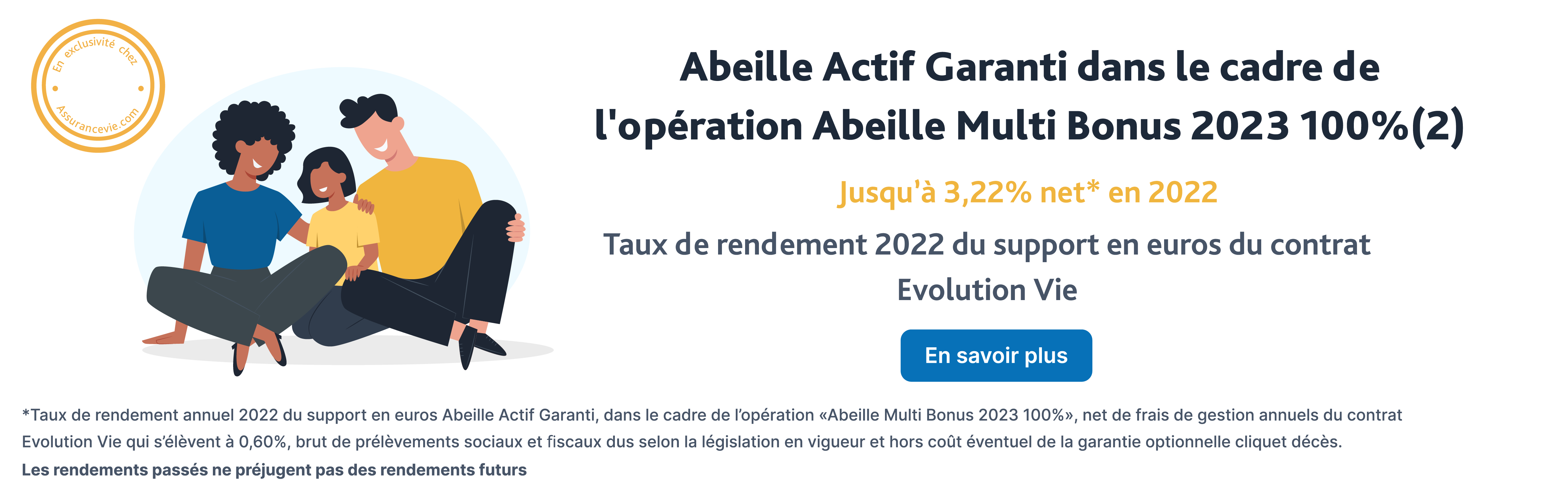 Assurance vie en ligne :Boostez le rendement de votre support en euros : Abeille Multi Bonus