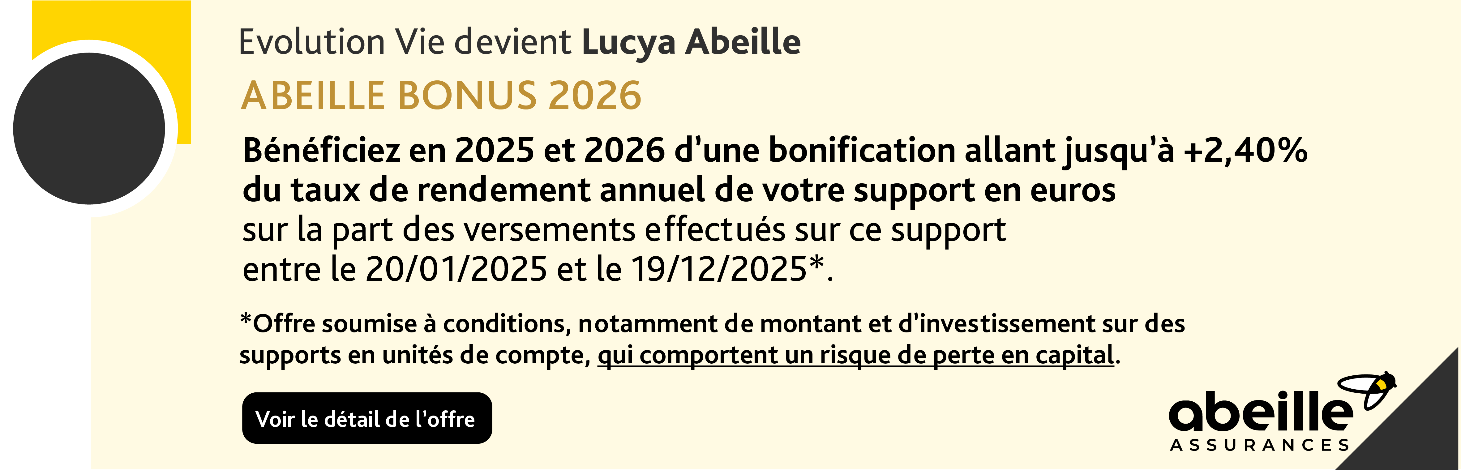 Assurance vie en ligne :ABEILLE BONUS 2026