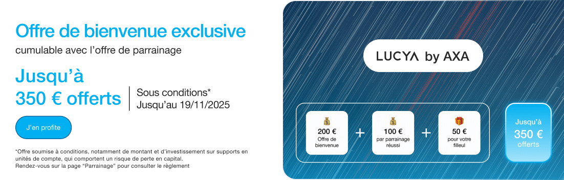 Assurance vie en ligne :LUCYA by AXA