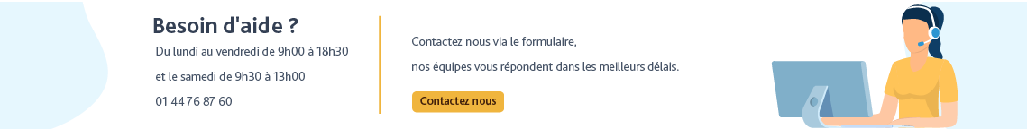 Bannière de contact